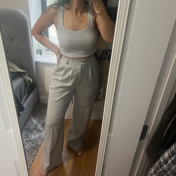 Reformation wide-leg linen trousers - Picture 2 of 10